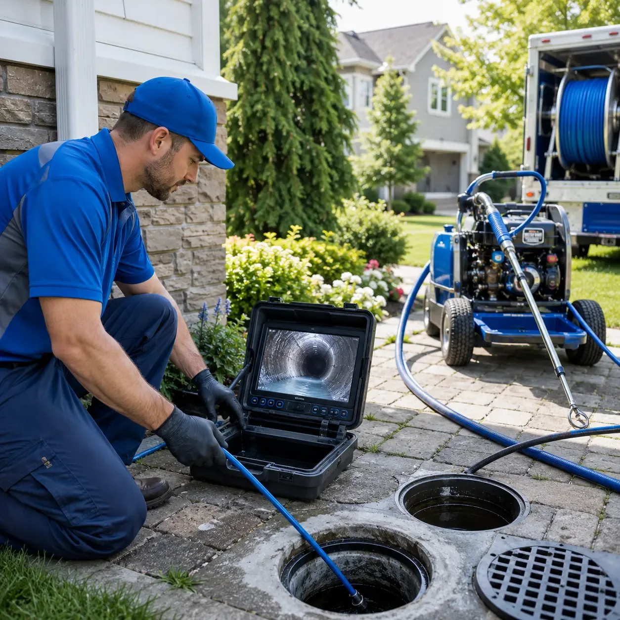 Outdoor drain cleaning professionals serving Hogansburg, NY